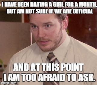 been dating for 3 months but not official